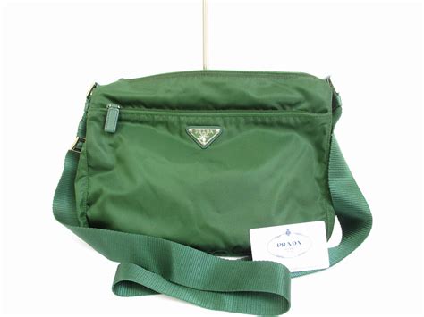 prada nylon bag green|prada nylon bag crossbody.